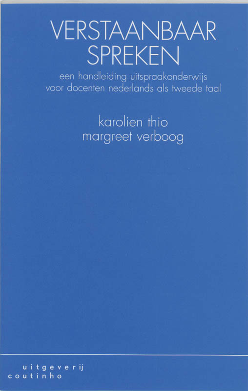 Omslag van Verstaanbaar spreken