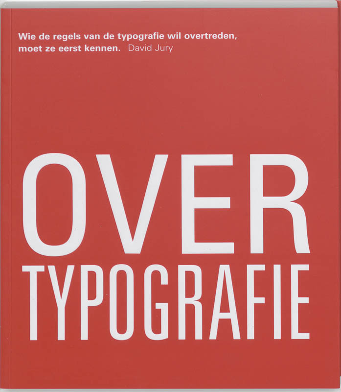 Omslag van Over typografie