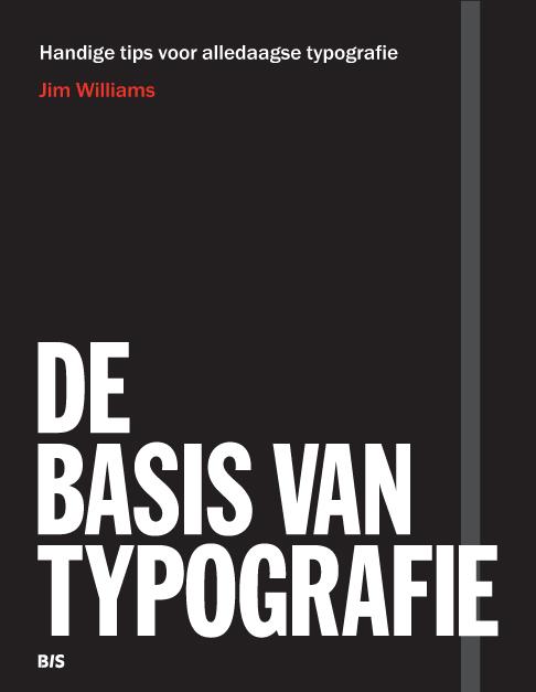 Omslag van De basis van typografie
