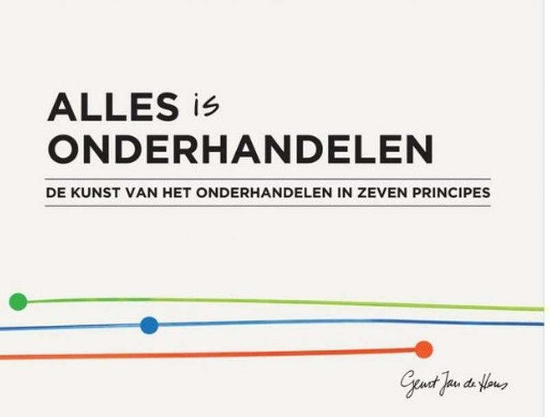 Omslag van Alles is onderhandelen