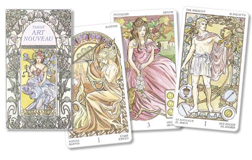 Omslag van I tarocchi Art Nouveau tarotspel