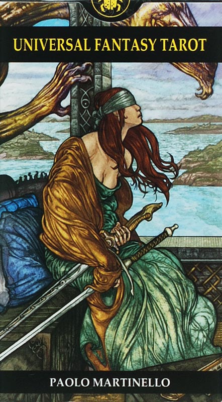 Omslag van Scarabeo Universal Fantasy Tarot (NL) 78 full-colour kaarten