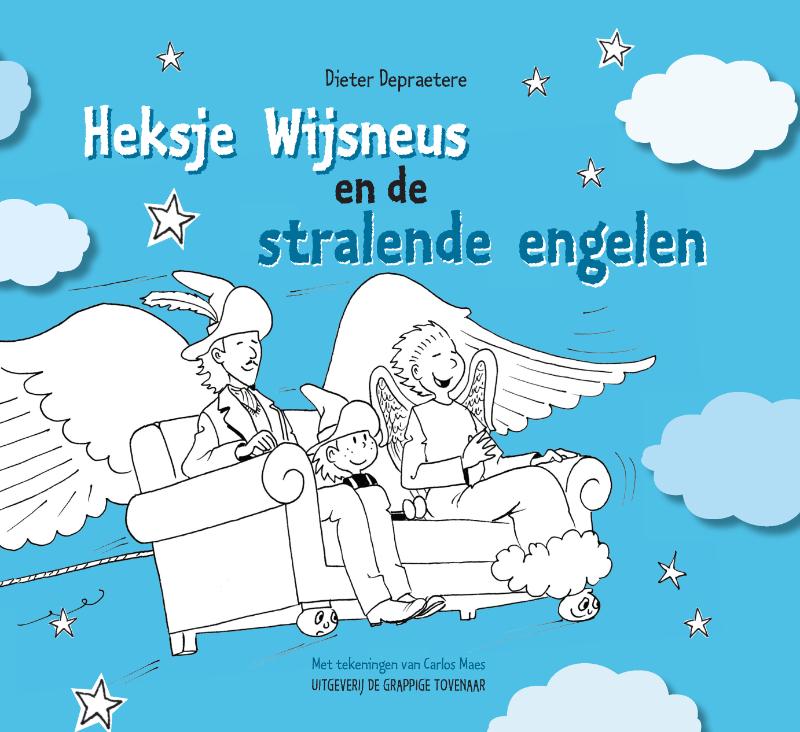 Omslag van Heksje Wijsneus en de stralende engelen