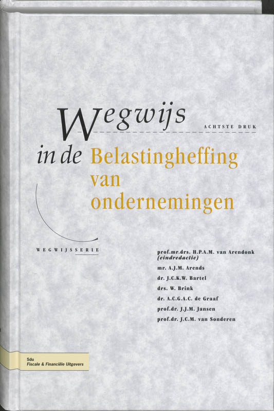 Omslag van Wegwijs in de Belastingheffing van ondernemingen