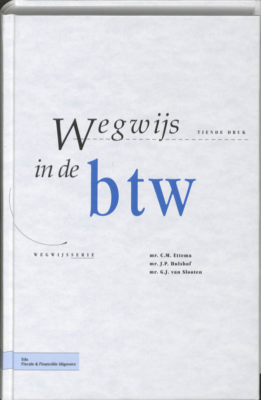 Omslag van Wegwijs in de BTW