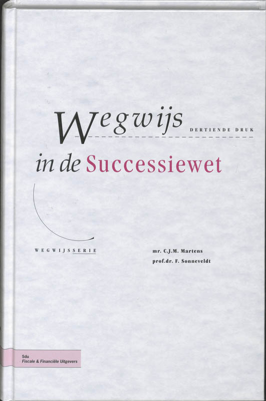 Omslag van Wegwijs in de successiewet
