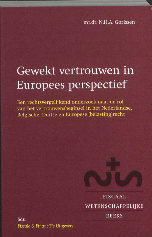 Omslag van Gewekt vertrouwen in Europees perspectief