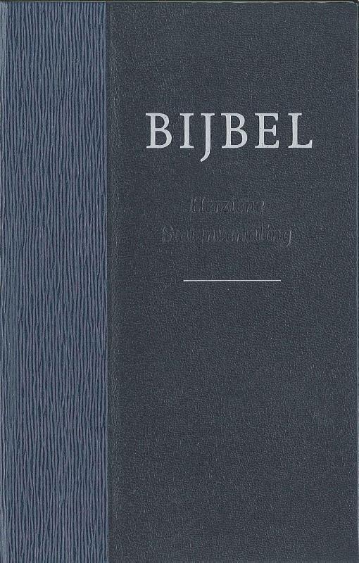 Omslag van Bijbel HSV 12x18 hc Blauw