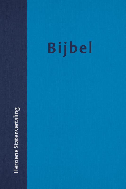 Omslag van Bijbel Herziene Statenvertaling huisbijbel met vivella omslag