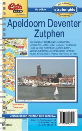 Omslag van Citoplan stratengids Apeldoorn Deventer Zutphen