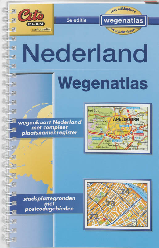 Omslag van Wegenatlas Nederland