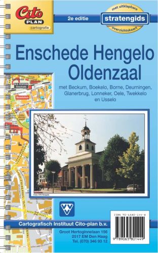 Omslag van Stratengids Enschede / Hengelo