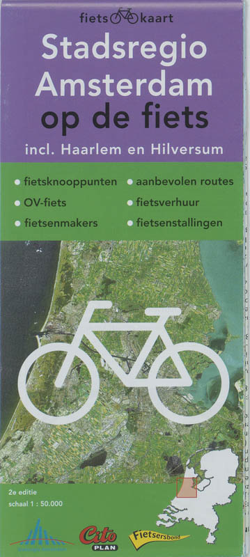 Omslag van Citoplan fietskaart stadsregio Amsterdam