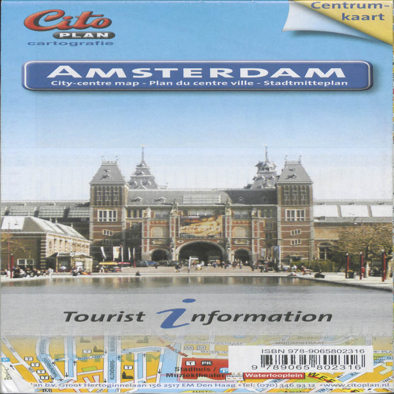 Omslag van Citoplan Amsterdam centrumkaart