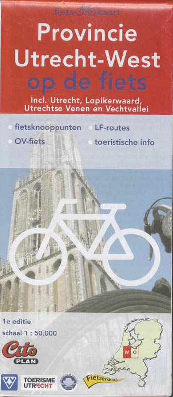 Omslag van Citoplan fietskaart Provincie Utrecht-West op de fiets