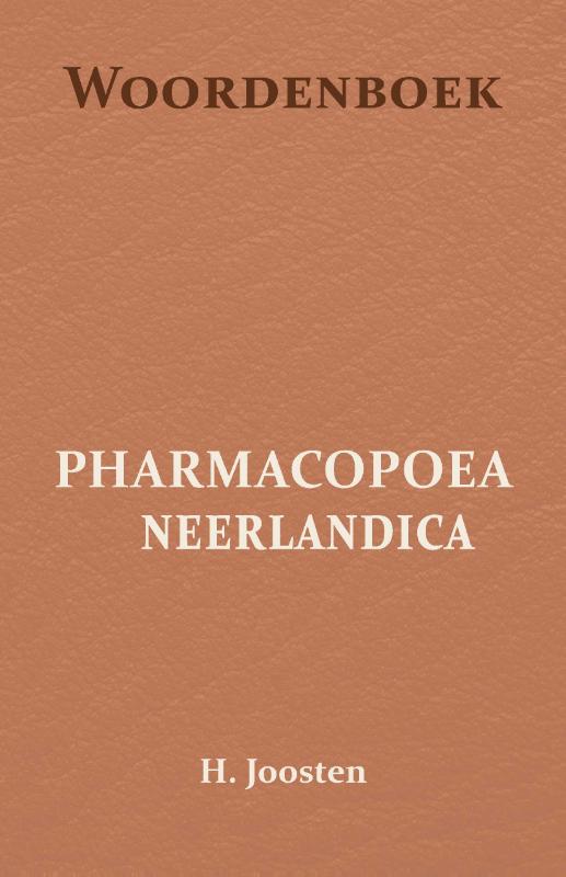 Omslag van Woordenboek voor de Pharmacopoea Neerlandica