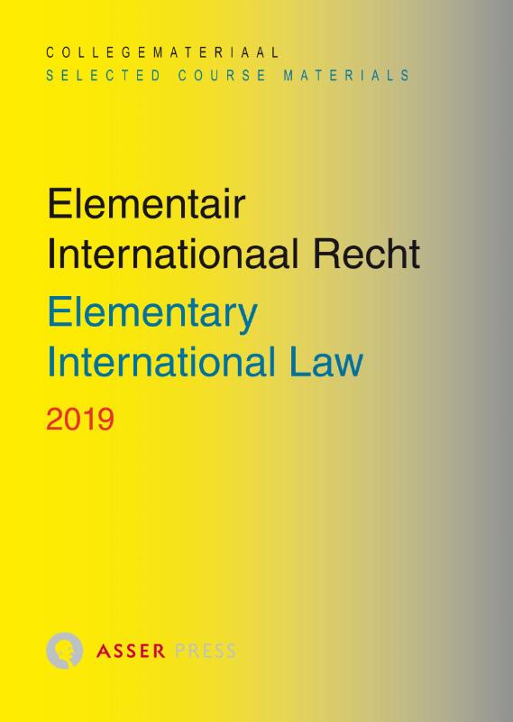 Omslag van Elementair Internationaal Recht 2019