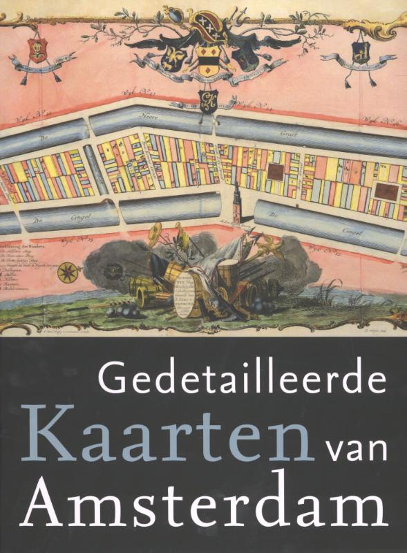 Omslag van Gedetailleerde kaarten van Amsterdam