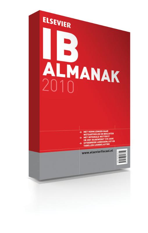 Omslag van Elsevier IB Almanak 2010