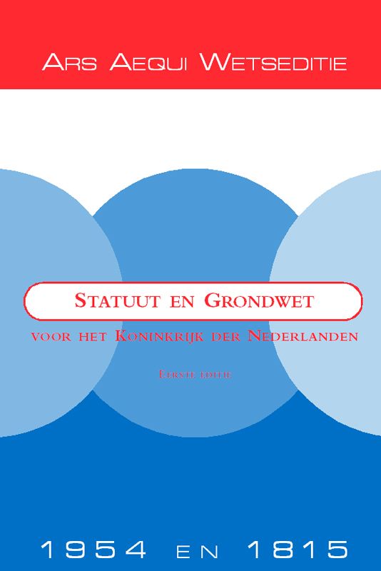 Omslag van Statuut en Grondwet voor het Koninkrijk der Nederlanden