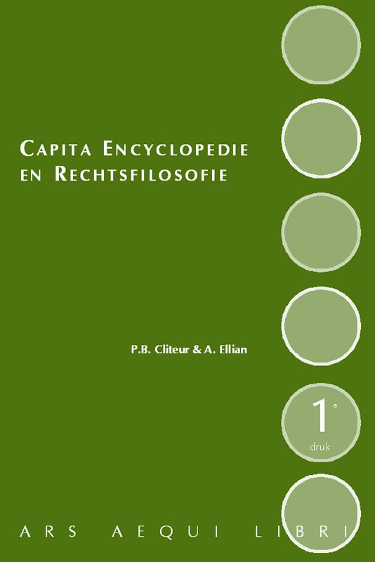 Omslag van Capita Encyclopedie en Rechtsfilosofie