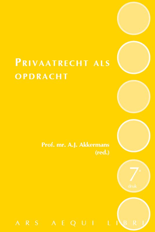 Omslag van Privaatrecht als opdracht