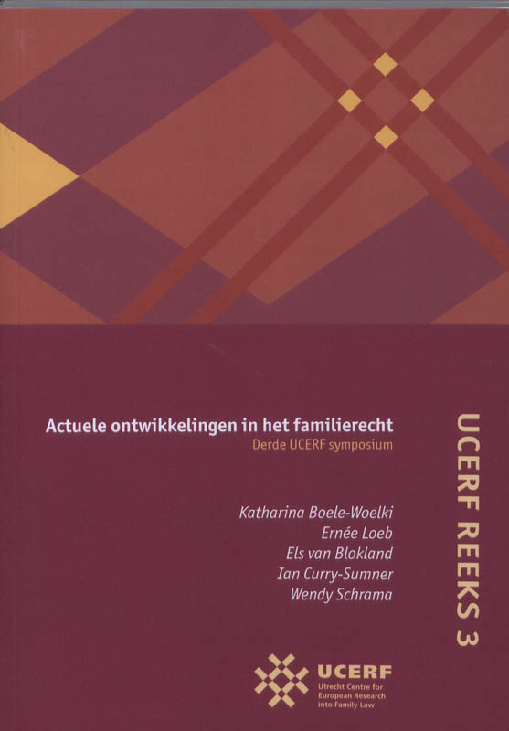 Omslag van Actuele ontwikkelingen in het familierecht