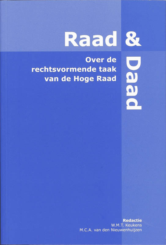Omslag van Raad en daad