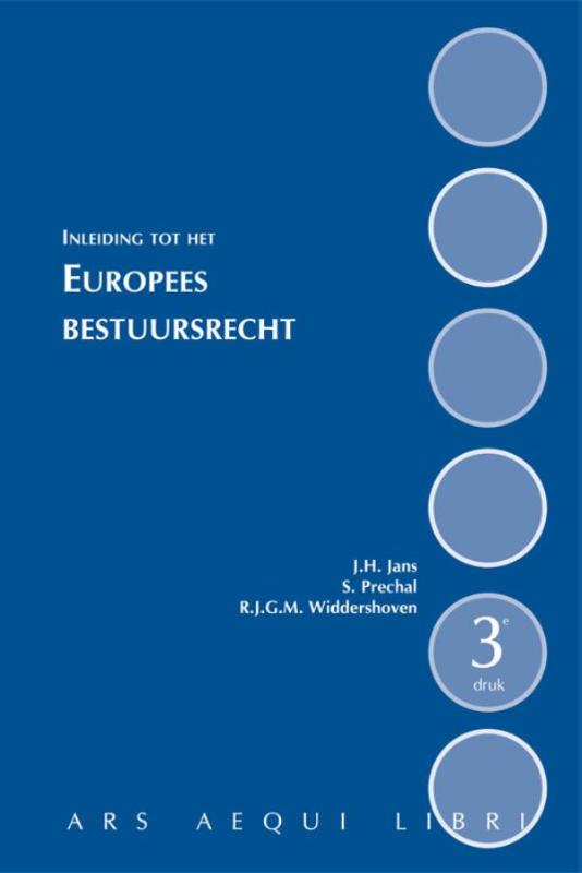 Omslag van Inleiding tot het Europees bestuursrecht