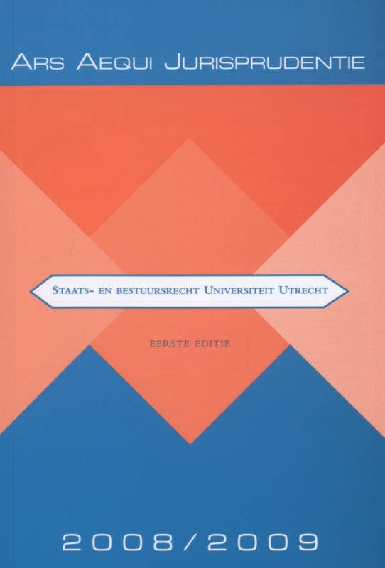 Omslag van Staats- en bestuursrecht Universiteit Utrecht