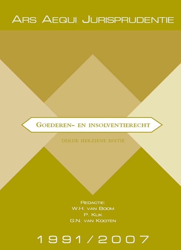 Omslag van Goederen- & insolventierecht