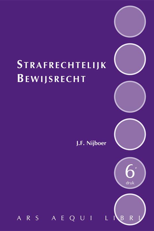 Omslag van Strafrechtelijk bewijsrecht