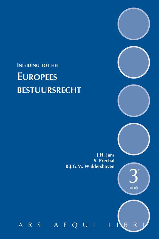 Omslag van Inleiding tot het Europees bestuursrecht