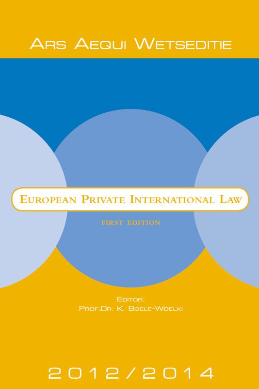 Omslag van European Private International Law 2012/2014