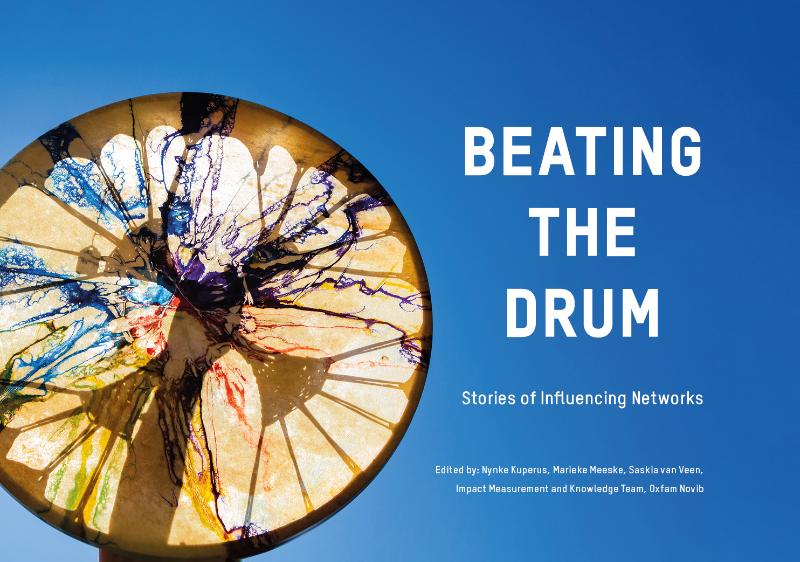 Omslag van Beating the Drum