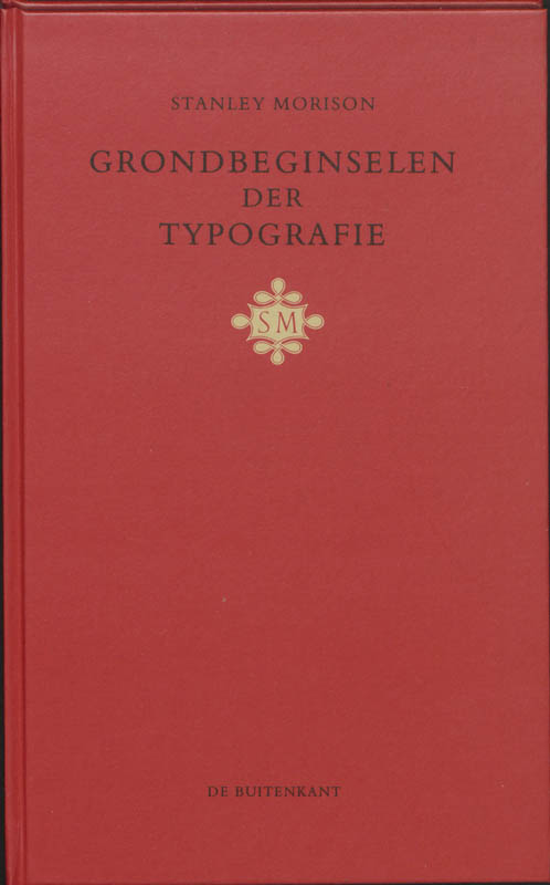 Omslag van Grondbeginselen der typografie