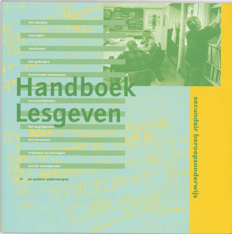 Omslag van Handboek lesgeven in het secundair beroepsonderwijs