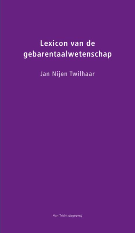 Omslag van Lexicon van de gebarentaalwetenschap
