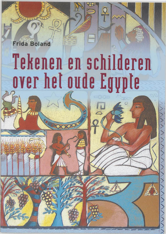 Omslag van Tekenen en schilderen over het oude Egypte