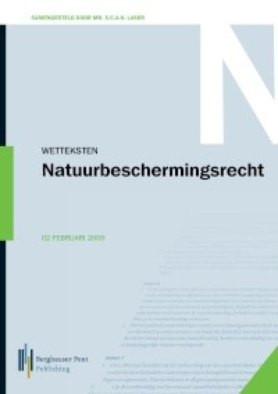 Omslag van Wetteksten Natuurbeschermingsrecht