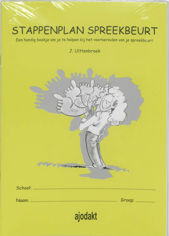 Omslag van Stappenplan spreekbeurt set 5 ex
