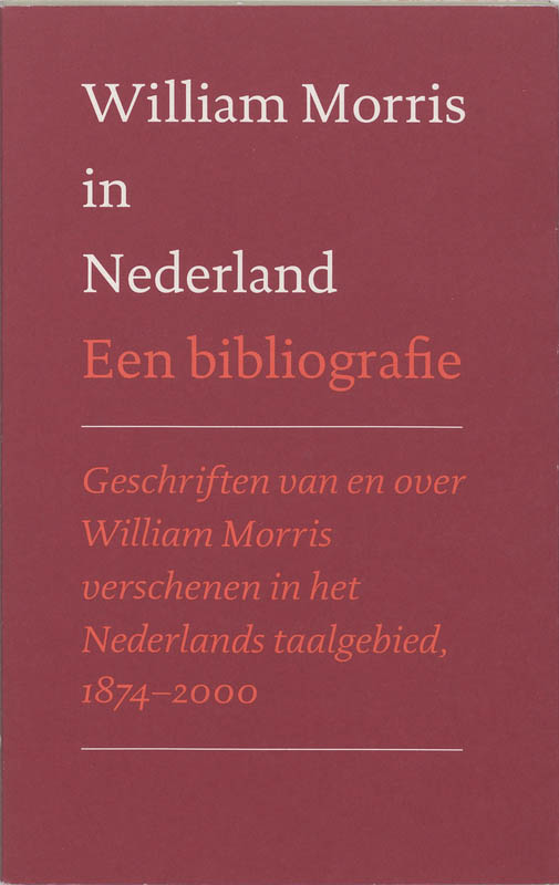 Omslag van William Morris in Nederland