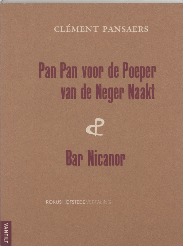 Omslag van Pan-Pan voor de poeper van de Neger Naakt & Bar Nicanor