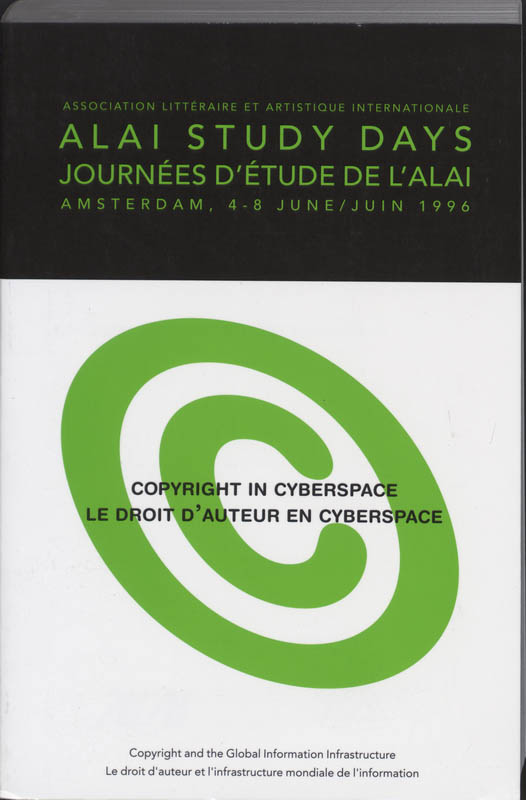 Omslag van Copyright in cyberspace = Le droit d'auteur en cyberspace