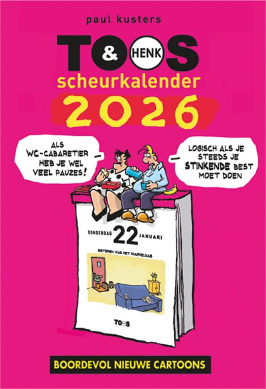 Omslag van Toos & Henk-scheurkalender 2026