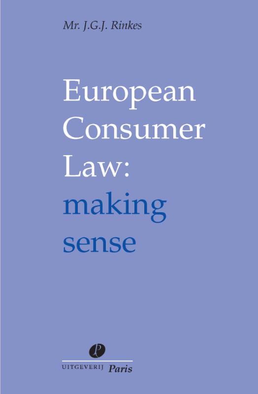 Omslag van European consumer law