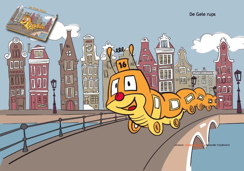 Omslag van De Gele Rups