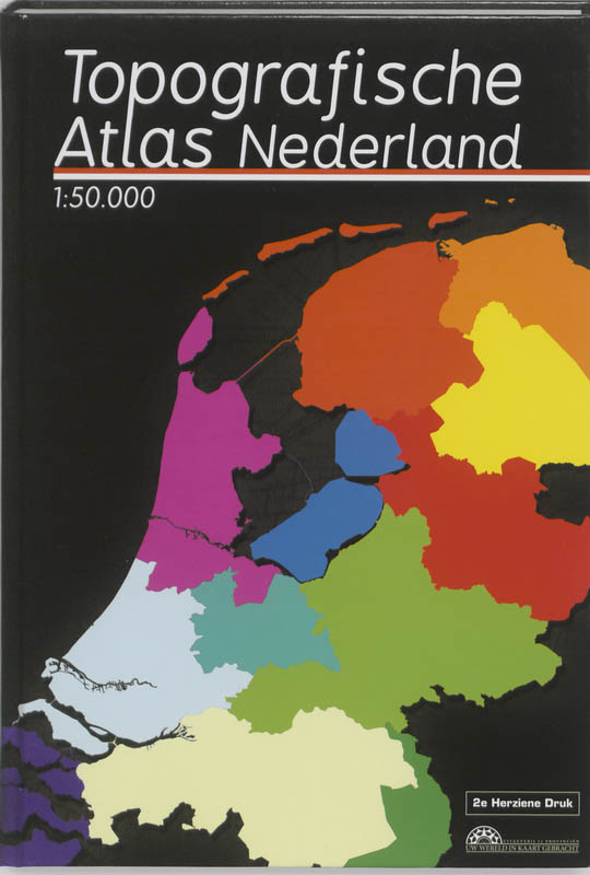 Omslag van Topografische Atlas Nederland schaal 1:50.000