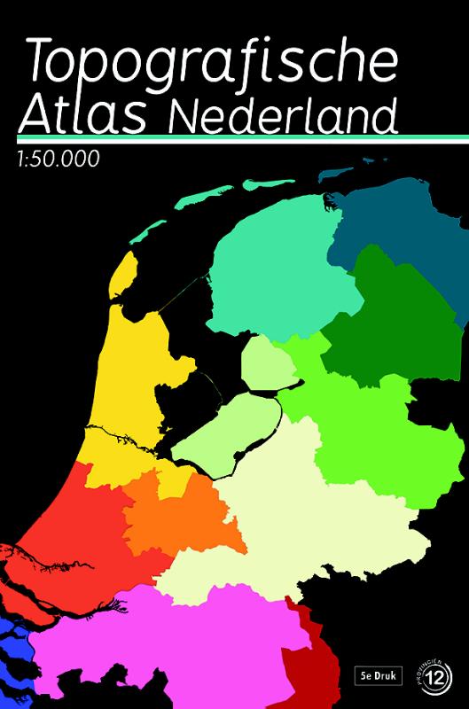 Omslag van Topografische atlas van Nederland