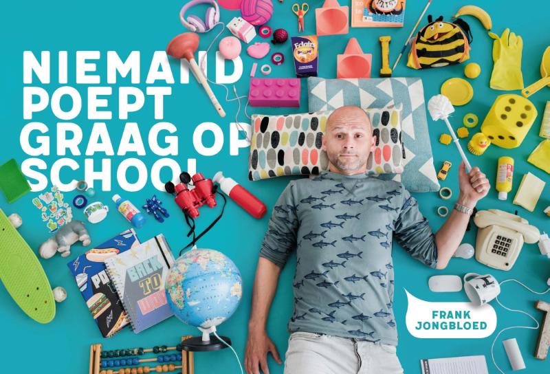 Omslag van Niemand poept graag op school